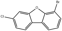 Dibenzofuran, 6-bromo-3-chloro- Struktur