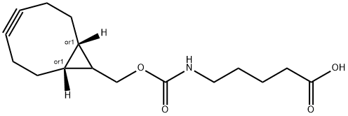 5-endo-BCN-pentanoic acid Struktur