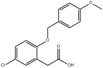 Benzeneacetic acid, 5-chloro-2-[(4-methoxyphenyl)methoxy]-