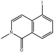 5-iodo-2-methylisoquinolin-1(2H)-one Struktur