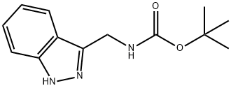 tert-butyl N-(1H-indazol-3-ylmethyl)carbamate Struktur