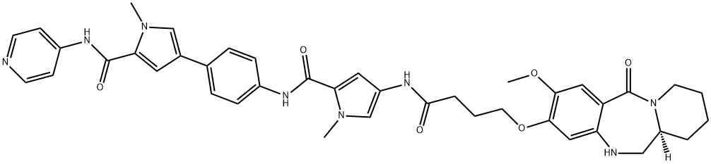 Py-MPB-amino-C3-PBD Struktur