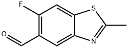 6-fluoro-2-methyl-1,3-benzothiazole-5-carbaldehyde|6-fluoro-2-methyl-1,3-benzothiazole-5-carbaldehyde