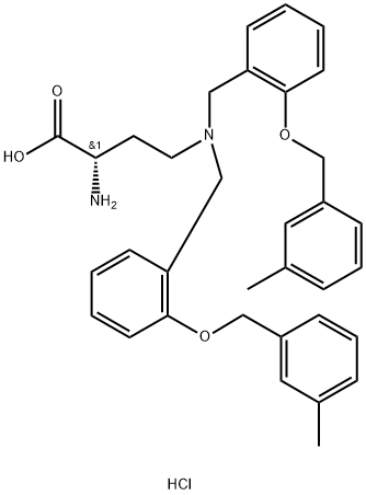 V-9302 HCl Struktur