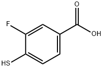 Benzoic acid, 3-fluoro-4-mercapto- Struktur