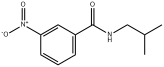 Benzamide, N-(2-methylpropyl)-3-nitro- Struktur