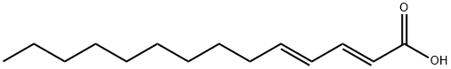 (2E,4E)-2,4-Tetradecadienoic acid Struktur