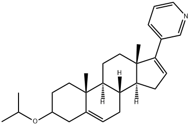 Pyridine, 3-[3-(1-methylethoxy)androsta-5,16-dien-17-yl]- Struktur