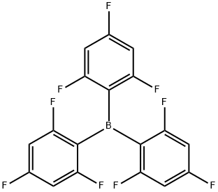 Borane, tris(2,4,6-trifluorophenyl)- Struktur