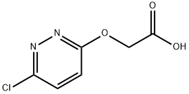 Acetic acid, 2-[(6-chloro-3-pyridazinyl)oxy]- Struktur