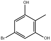 1,3-Benzenediol, 5-bromo-2-methyl- Struktur