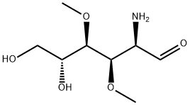 2-Amino-2-deoxy-3,4-di-O-methyl-D-glucose Struktur