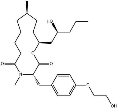 PF-1163A Struktur