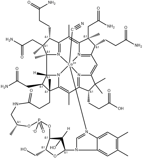 維生素B12 e-一羧酸 結(jié)構(gòu)式