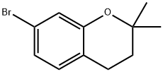 2H-1-Benzopyran, 7-bromo-3,4-dihydro-2,2-dimethyl- Struktur