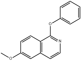 Isoquinoline, 6-methoxy-1-phenoxy- Struktur