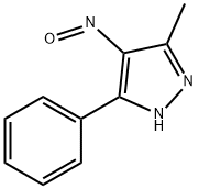 5-methyl-4-nitroso-3-phenyl-1{H}-pyrazole Struktur