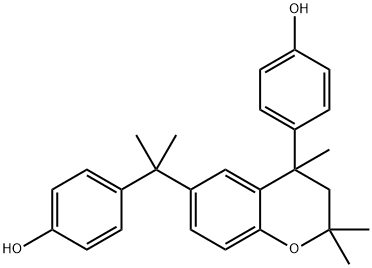 Phenol, 4-[3,4-dihydro-6-[1-(4-hydroxyphenyl)-1-methylethyl]-2,2,4-trimethyl-2H-1-benzopyran-4-yl]-