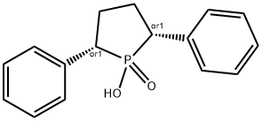 (2R,5S)-1-hydroxy-2,5-diphenylphospholane 1-oxide Struktur