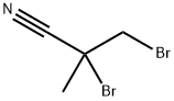 Propanenitrile, 2,3-dibromo-2-methyl- Struktur