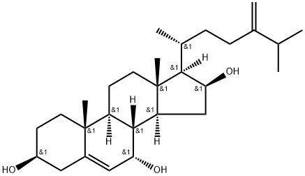 Ergosta-5,24(28)-diene-3,7,16-triol