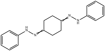 1,4-Cyclohexanedione, 1,4-bis(2-phenylhydrazone) Struktur