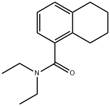 N,N-Diethyl-5,6,7,8-tetrahydronaphthalene-1-carboxamide Struktur