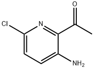 Ethanone, 1-(3-amino-6-chloro-2-pyridinyl)- Struktur