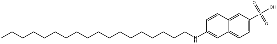 N-OCTADECYLNAPHTHYL-2-AMINO-6-SULPHONIC ACID Struktur