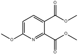 2,3-Pyridinedicarboxylic acid, 6-methoxy-, 2,3-dimethyl ester Struktur