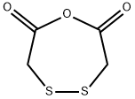 1,4,5-Oxadithiepane-2,7-dione Struktur