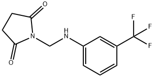 1-[(3-Trifluoromethyl-phenylamino)-methyl]-pyrrolidine-2,5-dione Struktur