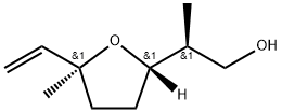 (βS,2S,5S)-β,5-Dimethyl-5β-vinyltetrahydrofuran-2α-ethanol Struktur