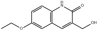 2(1H)-Quinolinone,6-ethoxy-3-(hydroxymethyl)-(9CI) Struktur