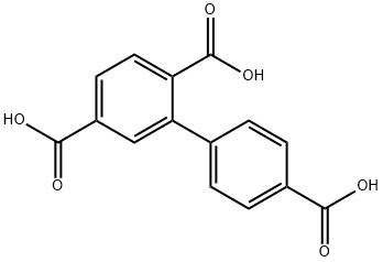 [1,1'-Biphenyl]-2,4,5-tricarboxylic acid Structure