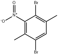 Benzene, 1,4-dibromo-2,5-dimethyl-3-nitro- Struktur