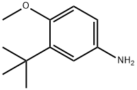 3-tert-Butyl-4-methoxy-phenylamine Struktur