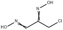 N-[1-chloro-3-(hydroxyimino)propan-2-ylidene]hydroxylamine Struktur