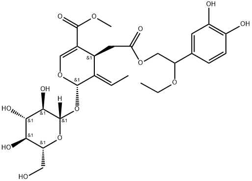 Lucidumoside C Struktur