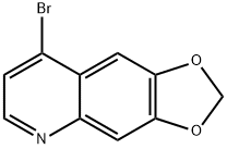 1,3-Dioxolo[4,5-g]quinoline, 8-bromo- Struktur