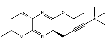 Pyrazine, 3,6-diethoxy-2,5-dihydro-2-(1-methylethyl)-5-[3-(trimethylsilyl)-2-propyn-1-yl]-, (2S,5R)-