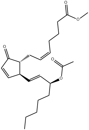 15(S)-acetate Prostaglandin A2 methyl ester Struktur