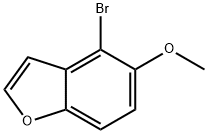 Benzofuran, 4-bromo-5-methoxy- Struktur