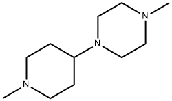 Piperazine, 1-methyl-4-(1-methyl-4-piperidinyl)- Struktur