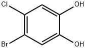 1,2-Benzenediol, 4-bromo-5-chloro- Struktur