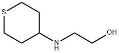 Ethanol, 2-[(tetrahydro-2H-thiopyran-4-yl)amino]- Struktur