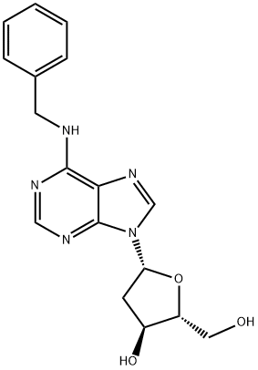 N6-Benzyl-2-deoxyadenosine Struktur