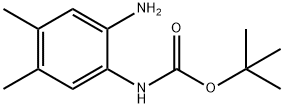 Carbamic acid, N-(2-amino-4,5-dimethylphenyl)-, 1,1-dimethylethyl ester Struktur