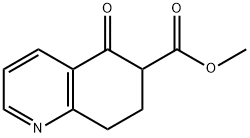 5-Oxo-5,6,7,8-tetrahydro-quinoline-6-carboxylic acid methyl ester Struktur