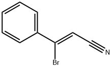 2-Propenenitrile, 3-bromo-3-phenyl-, (2Z)- Struktur